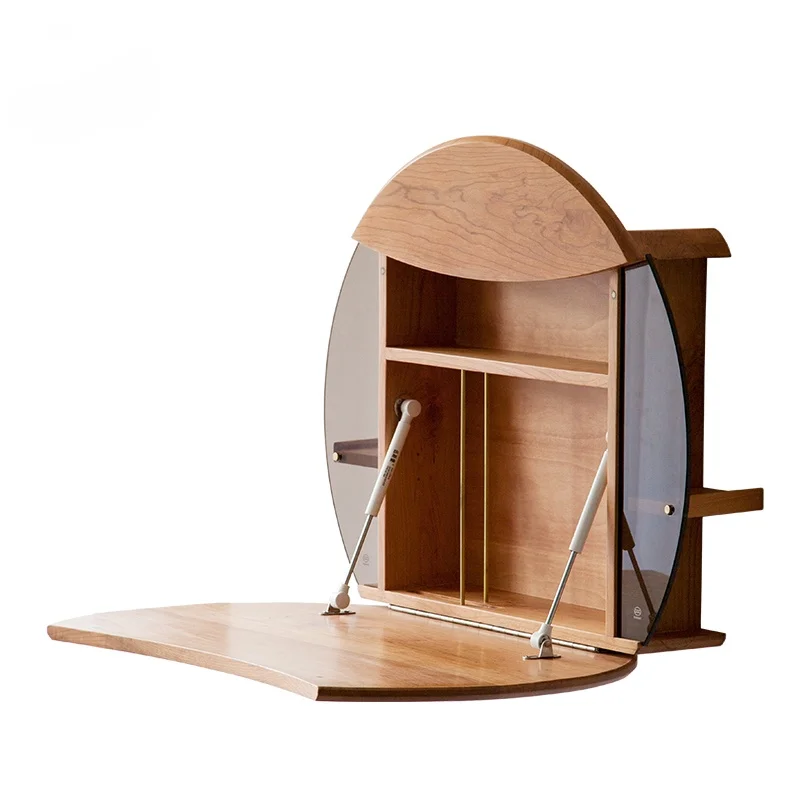 Cy Moon round Wall Hanging Dressing Table Folding Table Small Bedroom Dressing Table Multi-Functional Small Apartment 
Cy Moon round Wall Hanging Dressing Table Folding Table Small Bedroom Dressing Table Multi-Functional Small Apartment