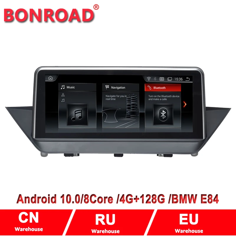 Магнитола Bonroad мультимедийный видеоплеер с радио GPS Android 10 0 ram2G Rom32G Ram4G Rom64G для BMW X1