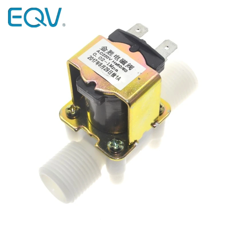 

AC220V DC 12V Electric Solenoid Valve Magnetic N/C Water Air Inlet Flow Switch N/C 1/2" #G205M# Best Quality