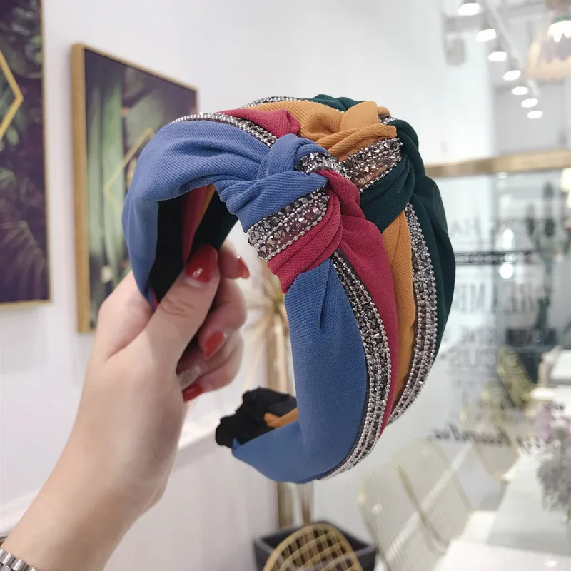 Color Matching Diamond Hairband for Women Cross Turban Headband Girls Hair Accessories Accesorios Para El Cabello
Color Matching Diamond Hairband for Women Cross Turban Headband Girls Hair Accessories Accesorios Para El Cabello