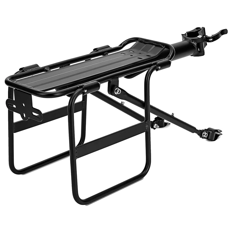 New Bike Cargo Rack Bike Rear Cargo Rack Foldable Bike Luggage Rack For 24-29 Mountain Bike With Bungee Straps 165 Lbs
New Bike Cargo Rack Bike Rear Cargo Rack Foldable Bike Luggage Rack For 24-29 Mountain Bike With Bungee Straps 165 Lbs