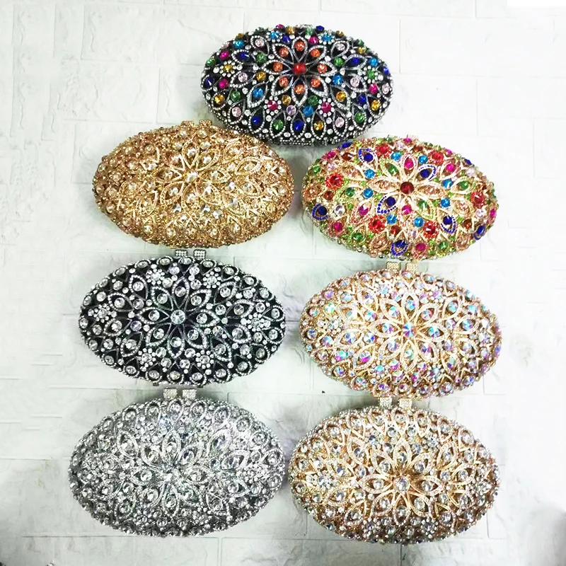 New Arrival Silver/Champagne 7 Colors Crystal Clutch Bags For Evening Wedding Bag Bridal Small Shoulder Purses Diamond Handbags
New Arrival Silver/Champagne 7 Colors Crystal Clutch Bags For Evening Wedding Bag Bridal Small Shoulder Purses Diamond Handbags