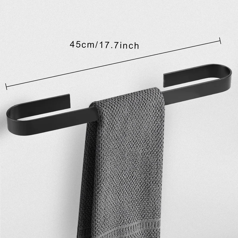 Promotion! 2Pcs Towel Rail Rack Towel Holder Bathroom Towels Rack Hanger Space Aluminum Wall Hanging Towel Bar Storage Shelf
Promotion! 2Pcs Towel Rail Rack Towel Holder Bathroom Towels Rack Hanger Space Aluminum Wall Hanging Towel Bar Storage Shelf