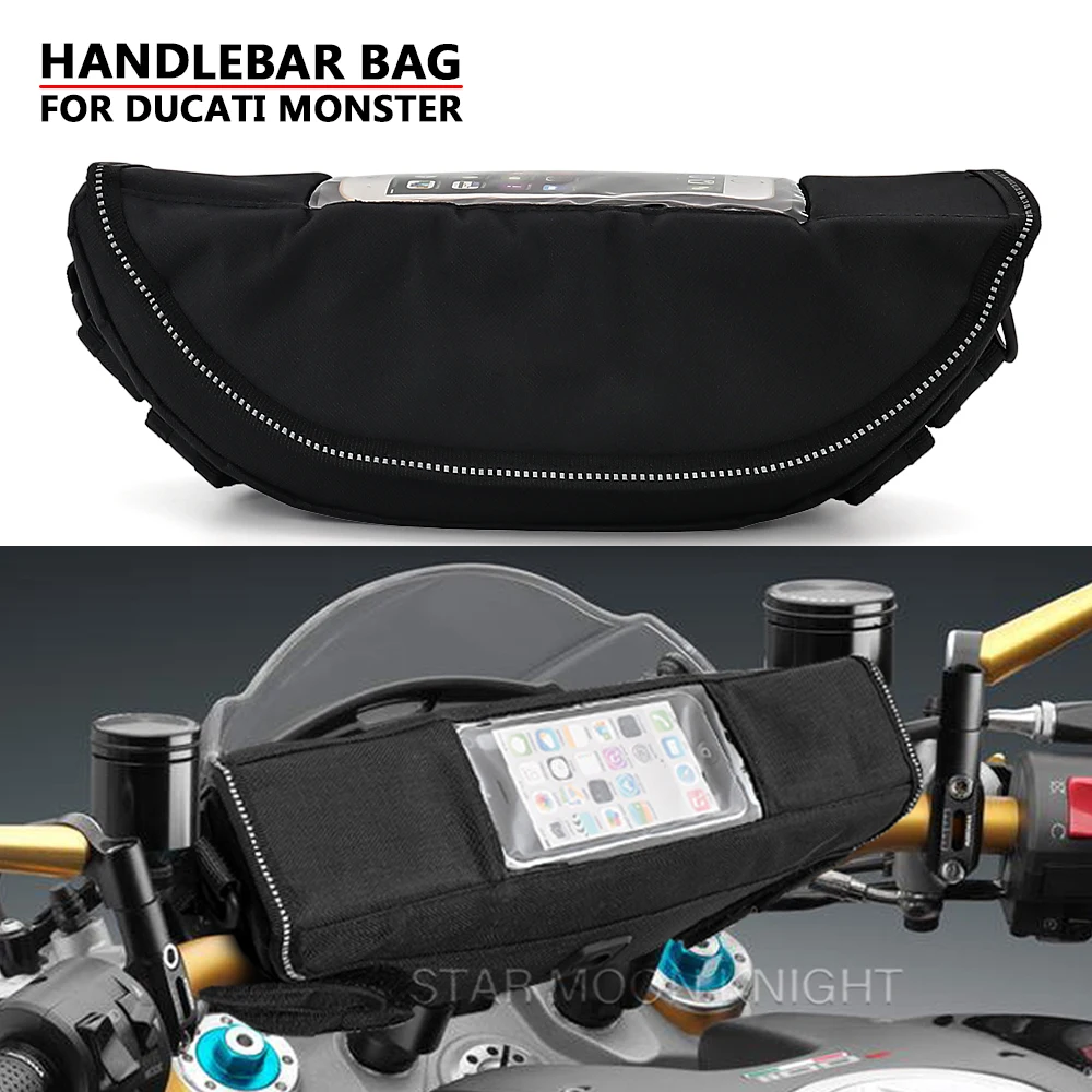 Motorcycle Accessories Waterproof Bag Storage Handlebar bag Travel Tool bag For Ducati Monster 797 821 1200 1200S Plus Stealth
Motorcycle Accessories Waterproof Bag Storage Handlebar bag Travel Tool bag For Ducati Monster 797 821 1200 1200S Plus Stealth