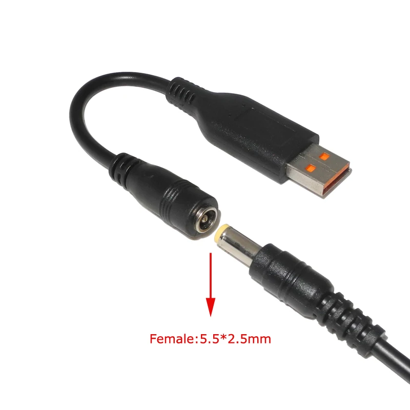 Huiyuan 5 5*2 мм 5x2 1 к USB квадратному конвертеру Dc штепсельный адаптер питания кабель