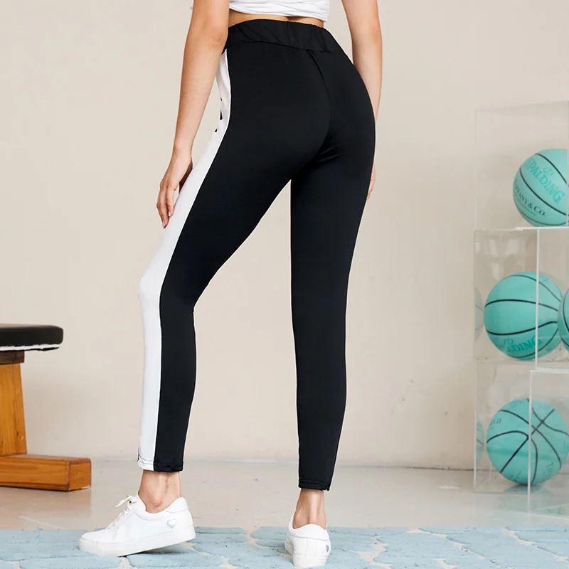 MakFound 2021 Summer Women's Pants High Stretch Black Contrast Side Seam Slogan Graphic Legging Slim Fitness Sports Trousers
MakFound 2021 Summer Women's Pants High Stretch Black Contrast Side Seam Slogan Graphic Legging Slim Fitness Sports Trousers