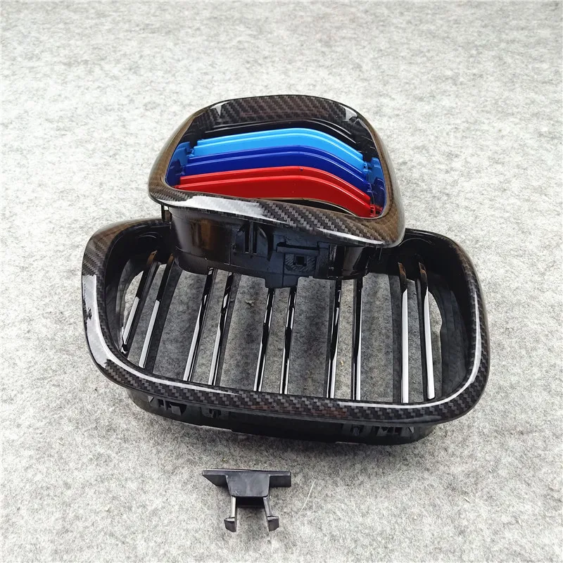 Right+Left ABS Kidney Mesh Grilles For 5 Series E39 1996 1997 1998 2000 2001 2002 2003 Glossy Black/M Color Front Bumper Grille
Right+Left ABS Kidney Mesh Grilles For 5 Series E39 1996 1997 1998 2000 2001 2002 2003 Glossy Black/M Color Front Bumper Grille
