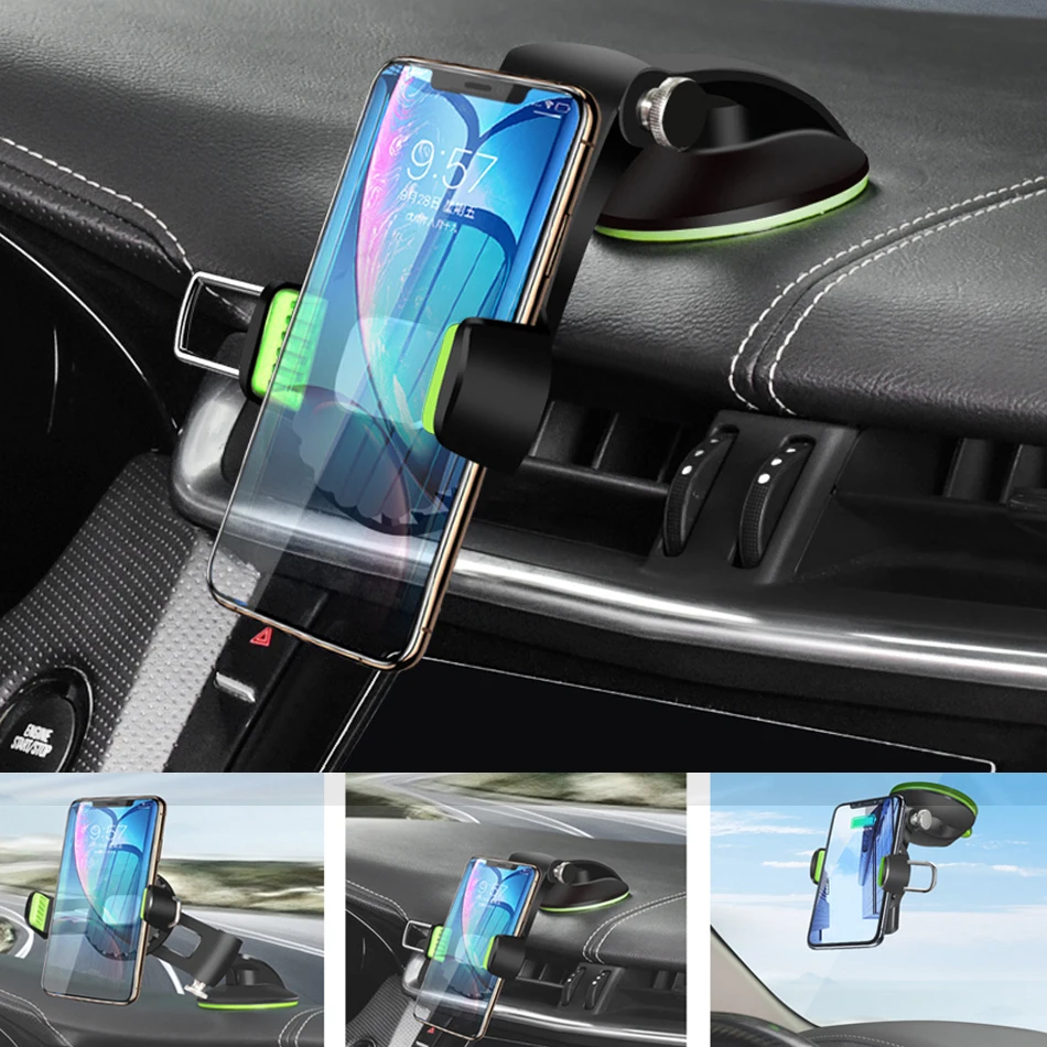 

Suporte De Celular Para Carro Dash Board Holder Windshield Mount Sucker Support GPS Stand For Samsung iphone Xiaomi Redmi note 8