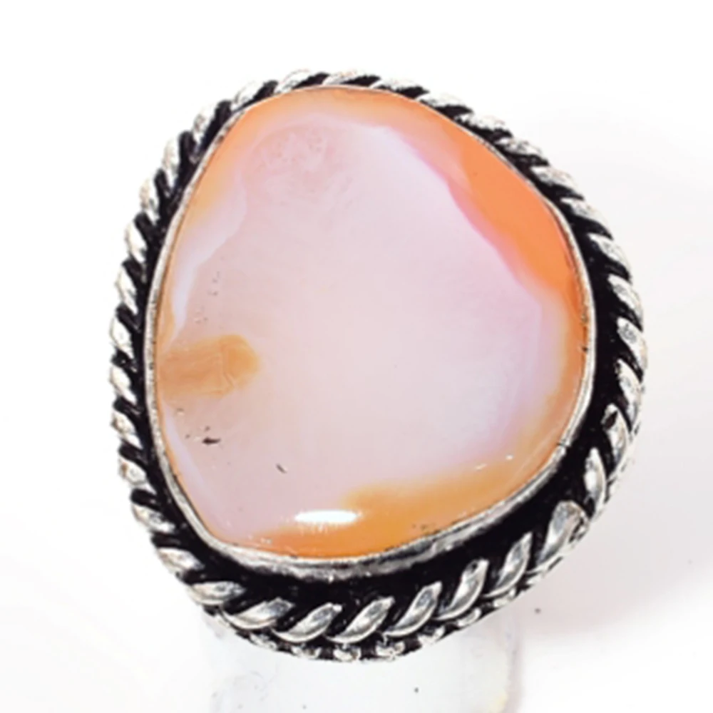 Genuine Solar Agate Ring Silver Overlay over Copper , Hand Made Women Jewelry gift , Size: 8.75 , R6451
Genuine Solar Agate Ring Silver Overlay over Copper , Hand Made Women Jewelry gift , Size: 8.75 , R6451
