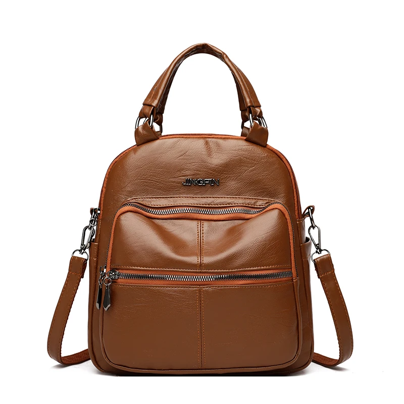 High Quality PU Leather Backpack Women Large Capacity Travel Backpack School Bags for Teenage Girls Shoulder Bags Mochilas Sac
High Quality PU Leather Backpack Women Large Capacity Travel Backpack School Bags for Teenage Girls Shoulder Bags Mochilas Sac