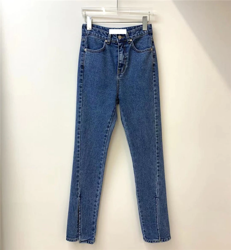 Vintage Blue Split Jeans Women Tall Waist Streetwear Women Denim Trousers Spring Summer Slim Mom Jeans Female Clothes
Vintage Blue Split Jeans Women Tall Waist Streetwear Women Denim Trousers Spring Summer Slim Mom Jeans Female Clothes