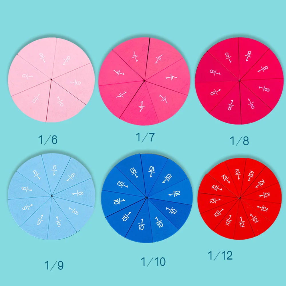 Математическая доска деление делений круглая головоломка игрушка учебные