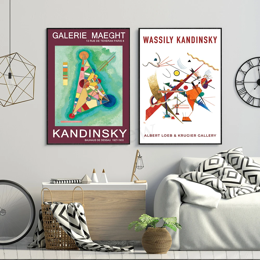 Wassily Kandinsky Posters Gallerie Maeght Canvas Paintings Abstract Geometric Exhibition Wall Art Print Pictures Bedroom Decor
Wassily Kandinsky Posters Gallerie Maeght Canvas Paintings Abstract Geometric Exhibition Wall Art Print Pictures Bedroom Decor