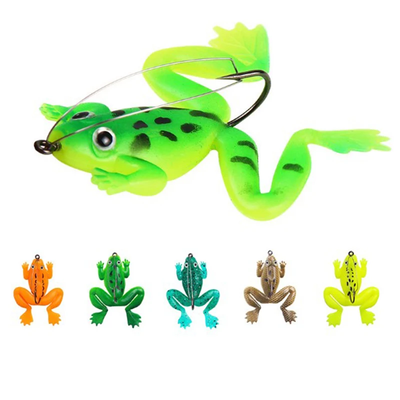 1Pc Fishing Lure Artificial Fishing Silicone Bait Frog Lure With Hook Soft Fishing Frog Lures Fishing Tackle
1Pc Fishing Lure Artificial Fishing Silicone Bait Frog Lure With Hook Soft Fishing Frog Lures Fishing Tackle