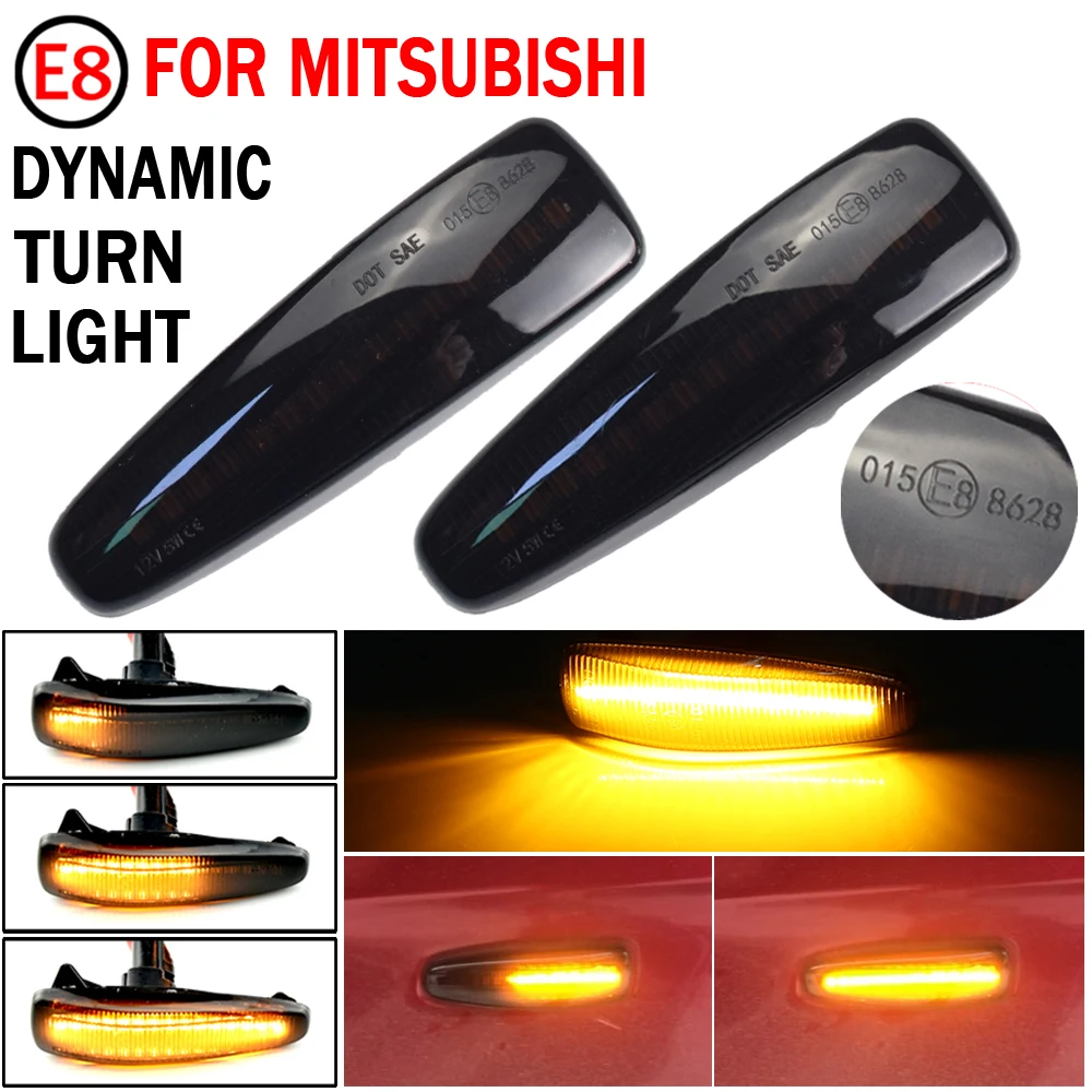 2pcs Amber Dynamic LED Fender Side Marker Turn Signal Lights For Mistubishi Outlander Sport Mirage Sport Lancer Evolution X
2pcs Amber Dynamic LED Fender Side Marker Turn Signal Lights For Mistubishi Outlander Sport Mirage Sport Lancer Evolution X