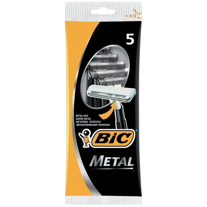 

Bic Metal Disposable Razors For Tough Beards 5 Pack/25 Pcs