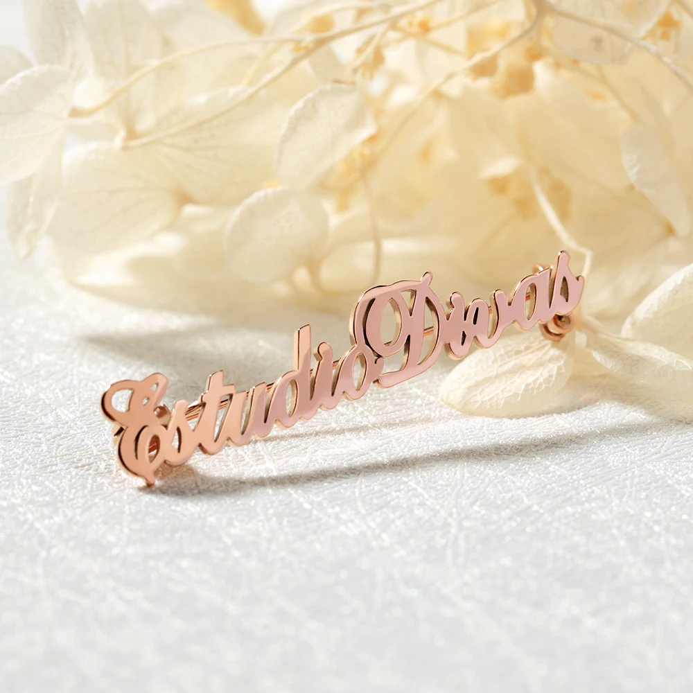Personalized Name Brooch Pins Stainless Steel Rose Gold Silver Custom Nameplate Brooches For Women Nurse Jewelry Bridesmaid Gift
Personalized Name Brooch Pins Stainless Steel Rose Gold Silver Custom Nameplate Brooches For Women Nurse Jewelry Bridesmaid Gift