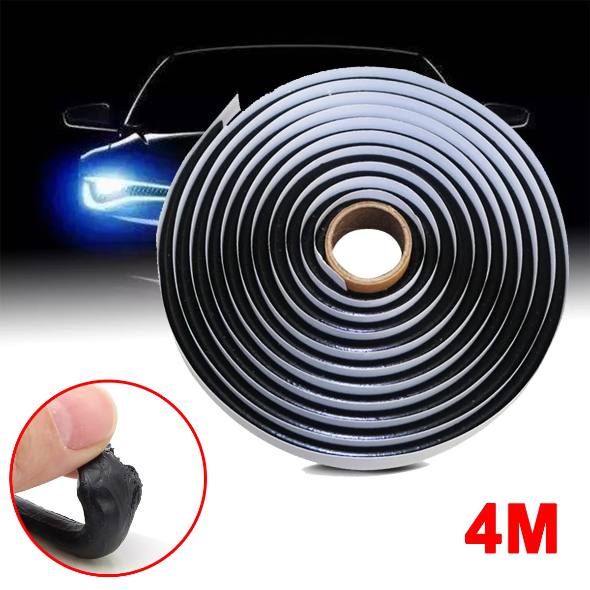 Black 4M Butyl Rubber Glue Sealant Car Truck Headlight LED Retrofit Reseal Strip
Black 4M Butyl Rubber Glue Sealant Car Truck Headlight LED Retrofit Reseal Strip
