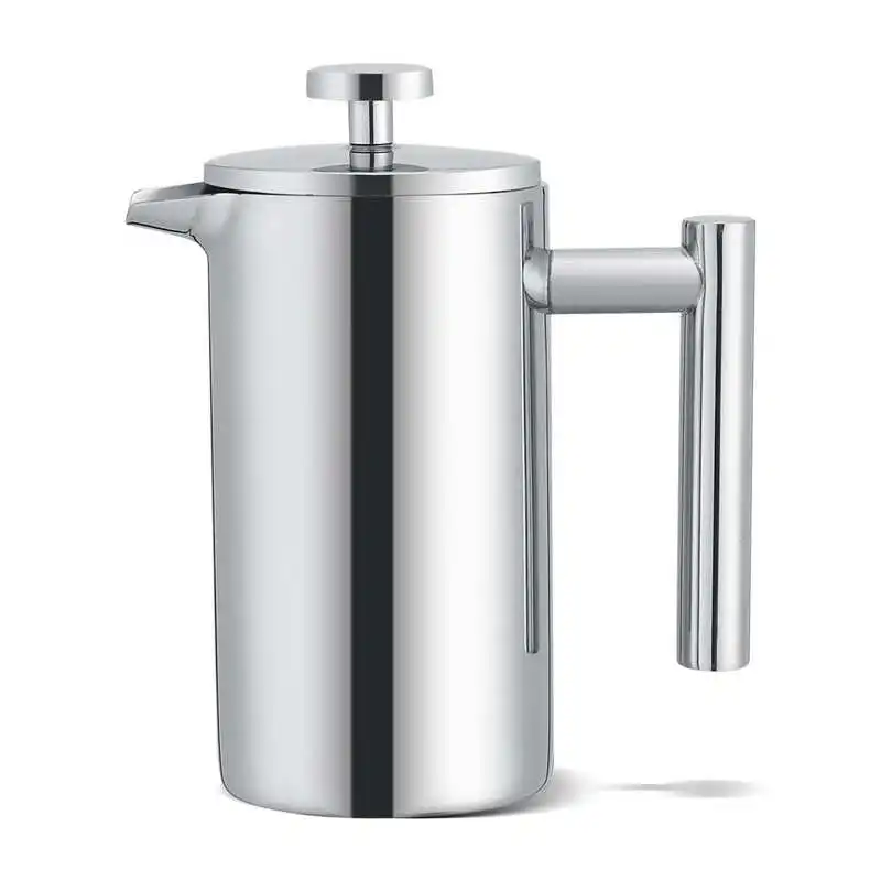 Coffee Maker French Press Stainless Steel Espresso Coffee Machine Double-Wall Insulated Coffee Tea Maker Pot
Coffee Maker French Press Stainless Steel Espresso Coffee Machine Double-Wall Insulated Coffee Tea Maker Pot