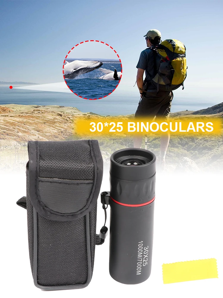 High Definition Monocular 30x25 Telescope Zooming Focus Green Film Binoculo Optical Hunting High Quality Tourism Scope
High Definition Monocular 30x25 Telescope Zooming Focus Green Film Binoculo Optical Hunting High Quality Tourism Scope