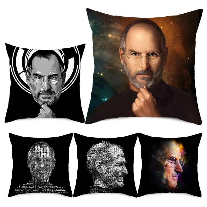 Decorative Pillow Cases Steve Jobs Photo Printing Throw Pillow Home Decoration Cushion Cover for Living Room Sofa Bed Car Pillow
Decorative Pillow Cases Steve Jobs Photo Printing Throw Pillow Home Decoration Cushion Cover for Living Room Sofa Bed Car Pillow
