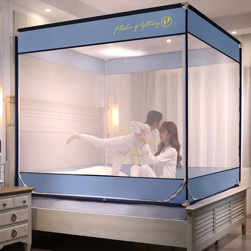 New Style Outdoor Wear Rod Installed on the Bed Mosquito Net 3-Door Baby Drop-Resistant Square Top with Shading Account 1.8M
New Style Outdoor Wear Rod Installed on the Bed Mosquito Net 3-Door Baby Drop-Resistant Square Top with Shading Account 1.8M