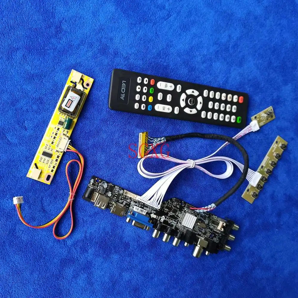 Controller Board AV VGA USB HDMI-compatible 2-CCFL 1920*1080 Digital DVB 30 Pin LVDS KIT For M215H1/MT215DW01/M215HW01/M215HW03
Controller Board AV VGA USB HDMI-compatible 2-CCFL 1920*1080 Digital DVB 30 Pin LVDS KIT For M215H1/MT215DW01/M215HW01/M215HW03