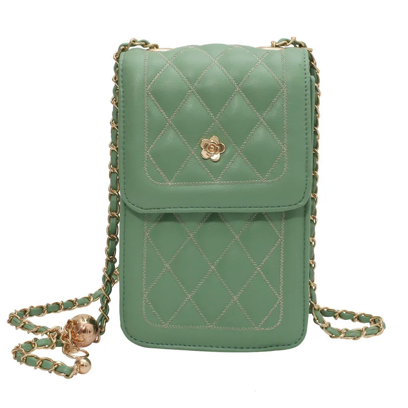 The new summer 2021 fashion chain single shoulder bag inclined bag, small package 
The new summer 2021 fashion chain single shoulder bag inclined bag, small package