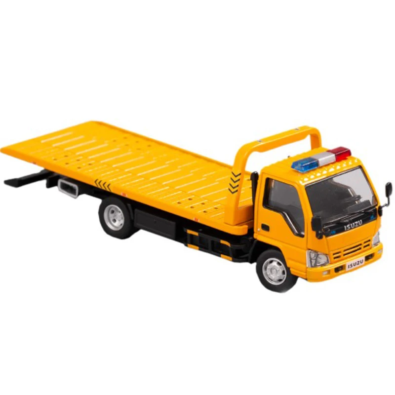 Модель грузовика с платформой Isuzu GCD 1:64 4k модель автомобиля-эвакуатора пожарной