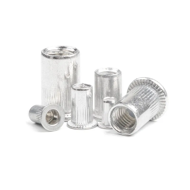 50Pcs Flat Head Rivet Nuts Set Aluminum Alloy Rivet Nuts M3 M4 M5 M6 M8 M10 Nuts Insert Riveting
50Pcs Flat Head Rivet Nuts Set Aluminum Alloy Rivet Nuts M3 M4 M5 M6 M8 M10 Nuts Insert Riveting