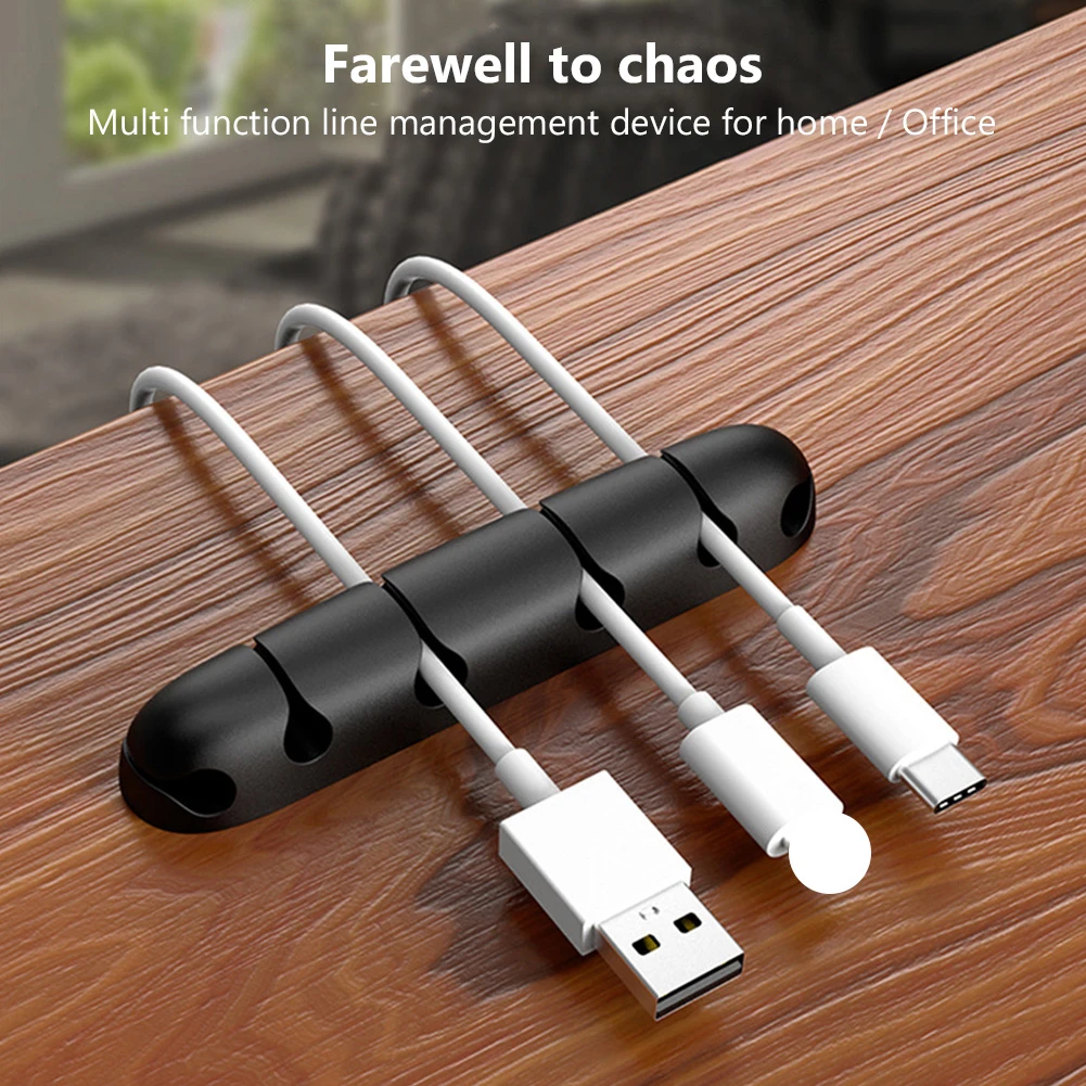 Cable Organizer Silicone USB Cable Winder Desktop Tidy Management Clips Cable Holder for Office Home Car keyboard Mouse Wire
Cable Organizer Silicone USB Cable Winder Desktop Tidy Management Clips Cable Holder for Office Home Car keyboard Mouse Wire