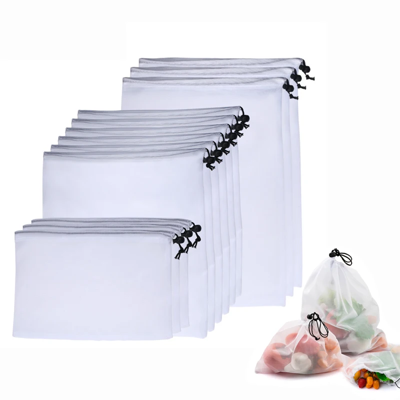 12pcs Colorful Reusable Fruit Vegetable Bags Net Bag Produce Washable Mesh Bags Kitchen Food Storage Packaging Bag Toys Sundries
12pcs Colorful Reusable Fruit Vegetable Bags Net Bag Produce Washable Mesh Bags Kitchen Food Storage Packaging Bag Toys Sundries