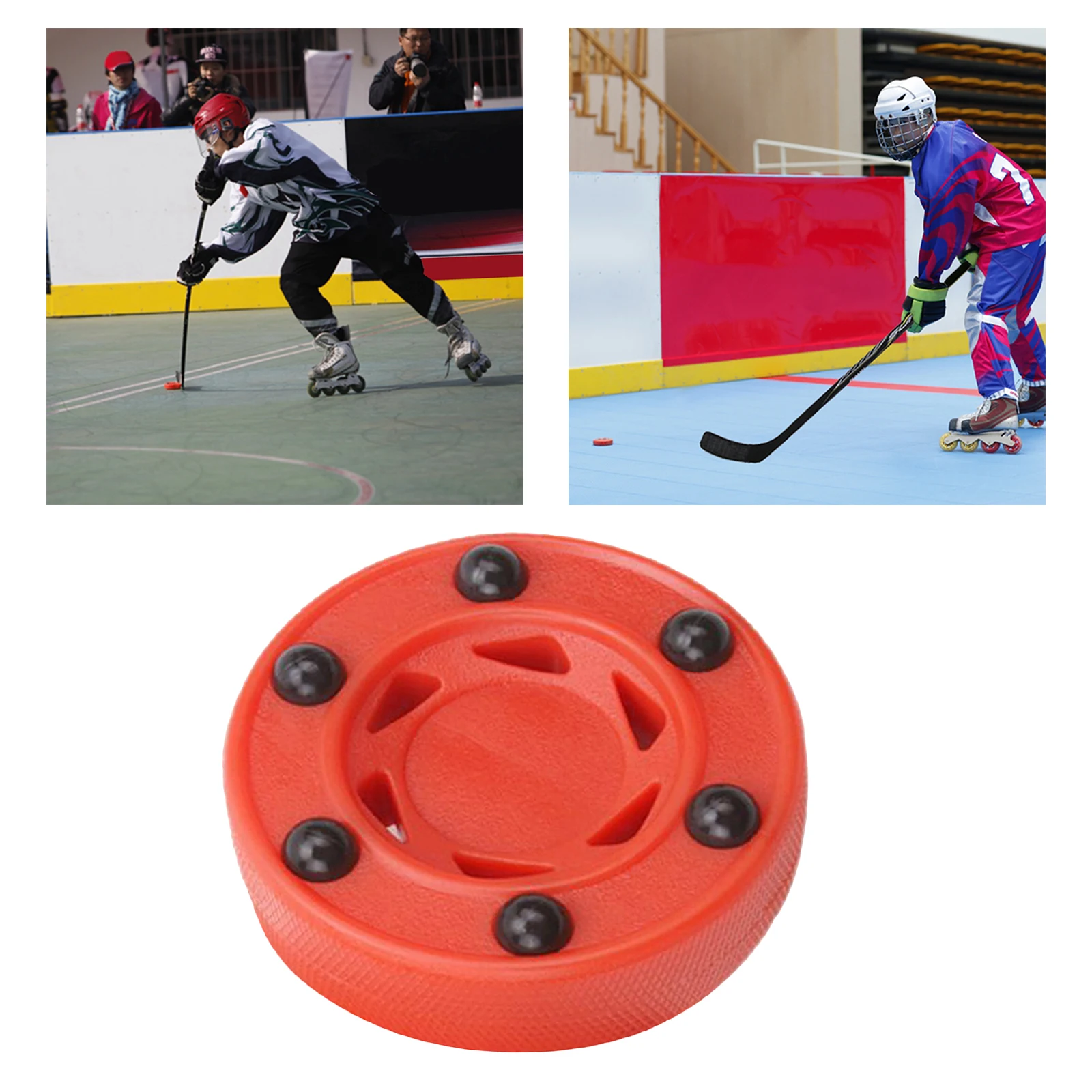 

Спортивные клюшки для хоккея с шайбой, диаметр 7,5 см, для практики и классических тренировок, диаметр 3 дюйма, толщина 1 дюйма