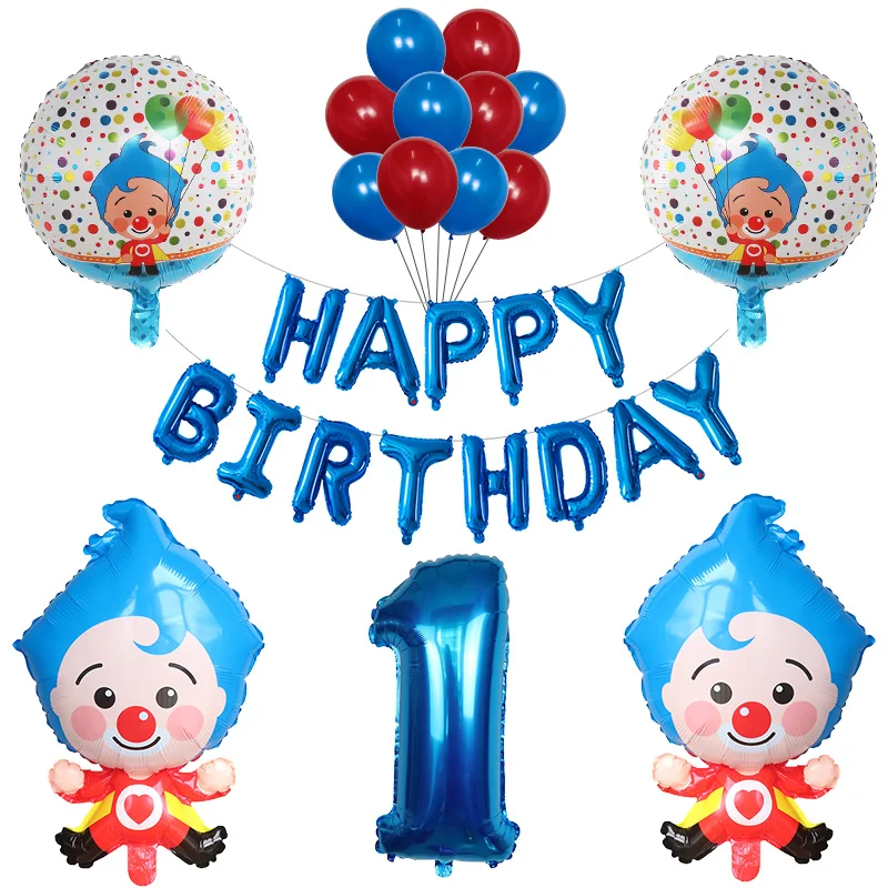 28pcs/set Cartoon Plim Clown Foil Helium Balloons 30inch Number Air Globos Birthday Theme Party Decorations Kids Toys Air Globos
28pcs/set Cartoon Plim Clown Foil Helium Balloons 30inch Number Air Globos Birthday Theme Party Decorations Kids Toys Air Globos
