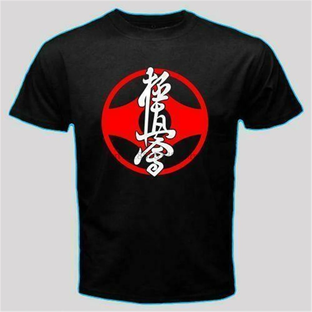 Masutatsu Oyama Kyokushin каратэ Мужская Футболка размер S Xxl для молодежи среднего возраста