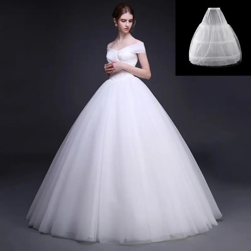 Womens 2 Layers Mesh 3 Hoops White Wedding Gridal Gown Dress Petticoat Elastic Waistband Drawstring A-Line Underskirt Crinoline
Womens 2 Layers Mesh 3 Hoops White Wedding Gridal Gown Dress Petticoat Elastic Waistband Drawstring A-Line Underskirt Crinoline