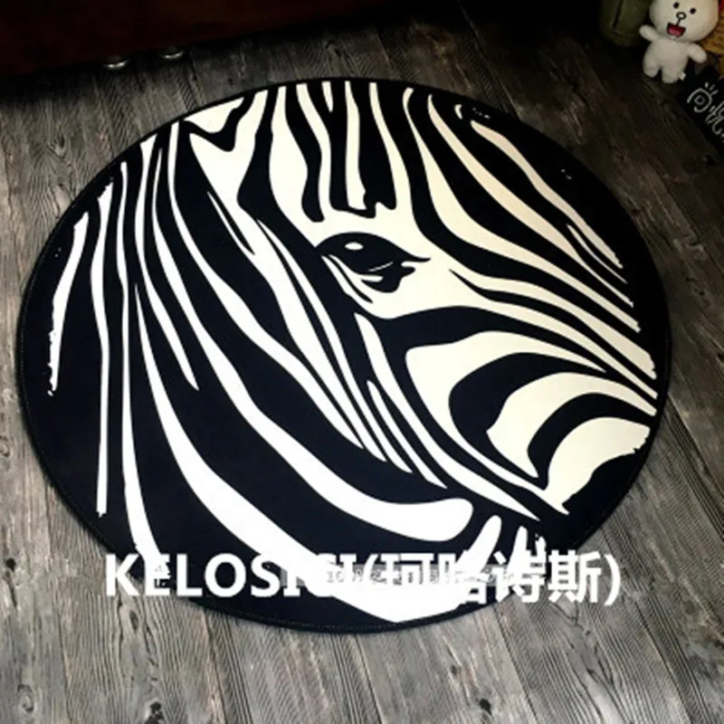 High Quality Black Series Round Carpets Living Room Home Decor Area Rugs For Bedroom Chair Carpet Anti-slip Computer Floor Mat
High Quality Black Series Round Carpets Living Room Home Decor Area Rugs For Bedroom Chair Carpet Anti-slip Computer Floor Mat