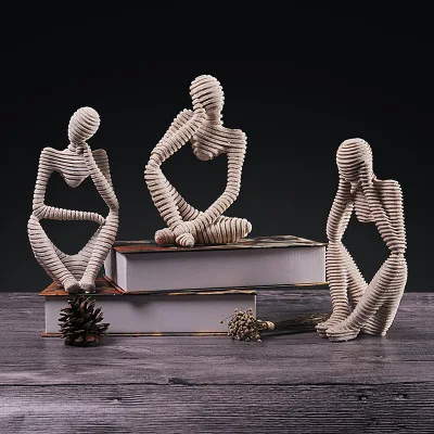 Nordic Abasract Thinker Statue Resin Doll Office Home Decoration Desktop Decoration Handmade Crafts Sculpture Modern Art
Nordic Abasract Thinker Statue Resin Doll Office Home Decoration Desktop Decoration Handmade Crafts Sculpture Modern Art