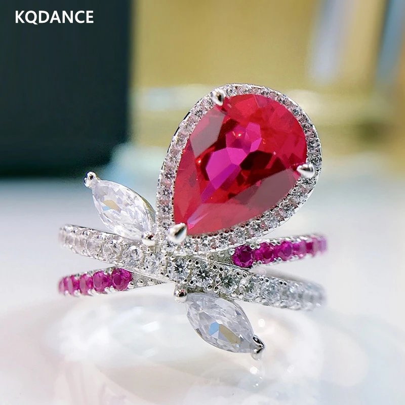 KQDANCE S925 Стерлинговое Серебро, создано изумрудная огранка, искусственный рубин, кольца с красными/синими камнями, ювелирные изделия 2021, тренд
KQDANCE S925 Стерлинговое Серебро, создано изумрудная огранка, искусственный рубин, кольца с красными/синими камнями, ювелирные изделия 2021, тренд