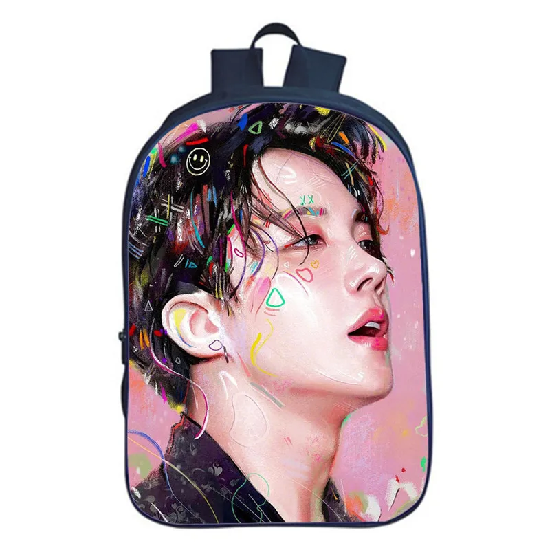 1 Pcs Kpop Bangtan Boys Painting Printed JBackpack Bag Canvas Student College Bag Teenager School Bag Accessories Gift
1 Pcs Kpop Bangtan Boys Painting Printed JBackpack Bag Canvas Student College Bag Teenager School Bag Accessories Gift
