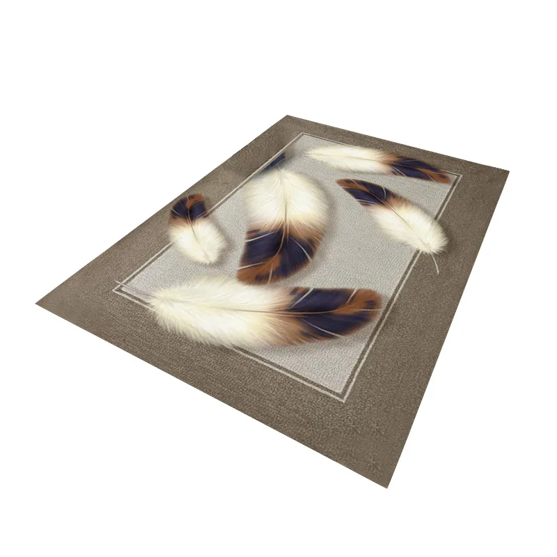 Anti-slip Carpet Indoor Printed Decoration Big Feather Rugs For Living Room Bedroom Bedside Bay Window Sofa Floor Decor Mat 
Anti-slip Carpet Indoor Printed Decoration Big Feather Rugs For Living Room Bedroom Bedside Bay Window Sofa Floor Decor Mat