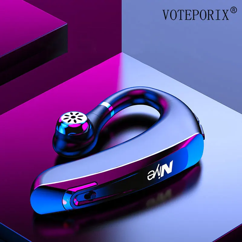 Wireless Bluetooth Headset Hanging-Ear Sports Headphones Long Standby Business Earphones Waterproof For iOS Android Smart Phones
Wireless Bluetooth Headset Hanging-Ear Sports Headphones Long Standby Business Earphones Waterproof For iOS Android Smart Phones