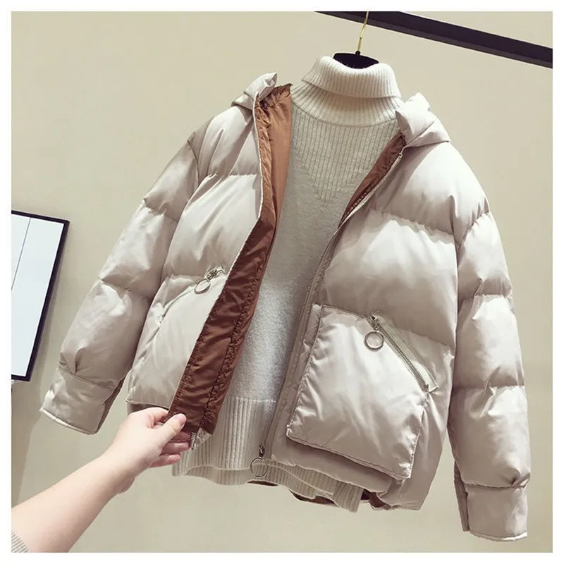 Winter Coat Women 2020 Fashion Winter Jacket Women Cotton padded Parka Outwear Hooded Solid Simple Colors Female Jacket Coat
Winter Coat Women 2020 Fashion Winter Jacket Women Cotton padded Parka Outwear Hooded Solid Simple Colors Female Jacket Coat