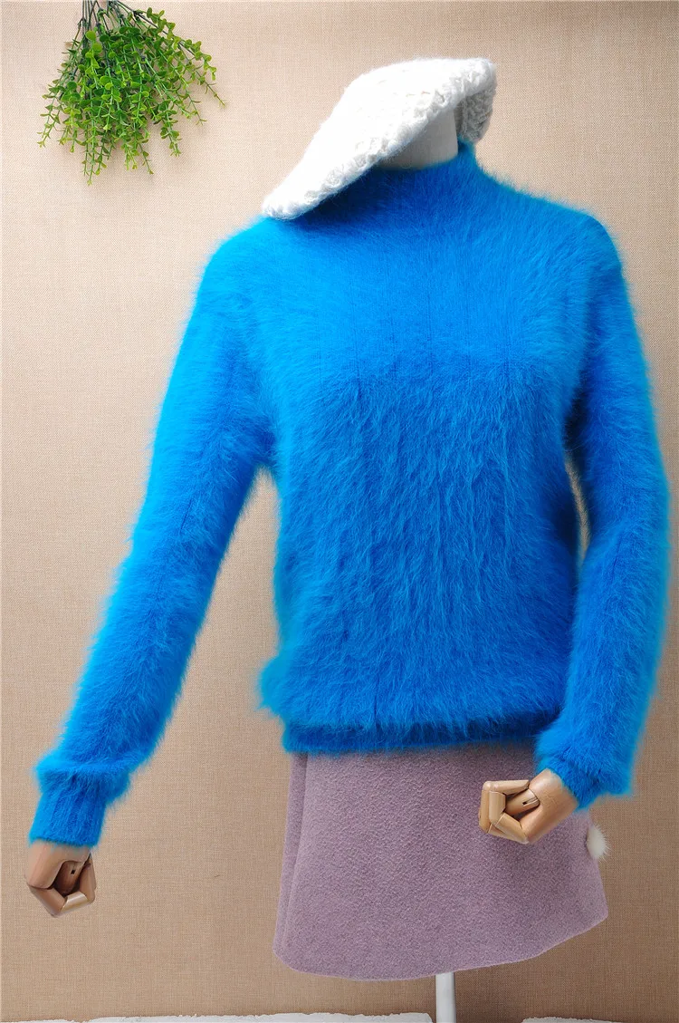 ladies women fashion hairy fuzzy mink cashmere medium turtleneck loose pullover angora rabbit fur winter jumper top sweater pull
ladies women fashion hairy fuzzy mink cashmere medium turtleneck loose pullover angora rabbit fur winter jumper top sweater pull