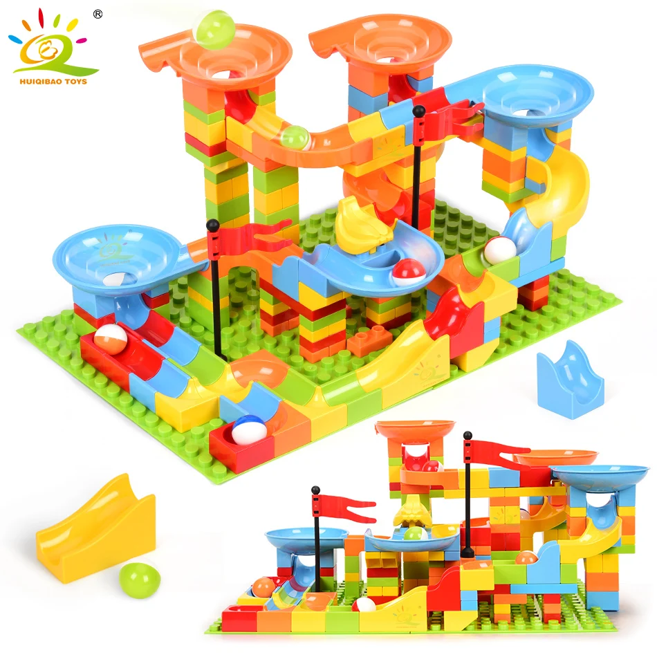 HUIQIBAO 201CS Marble Run гоночный трек слайд DIY строительные блоки большой размер опорная плита Воронка кирпичи развивающие детские игрушки
HUIQIBAO 201CS Marble Run гоночный трек слайд DIY строительные блоки большой размер опорная плита Воронка кирпичи развивающие детские игрушки