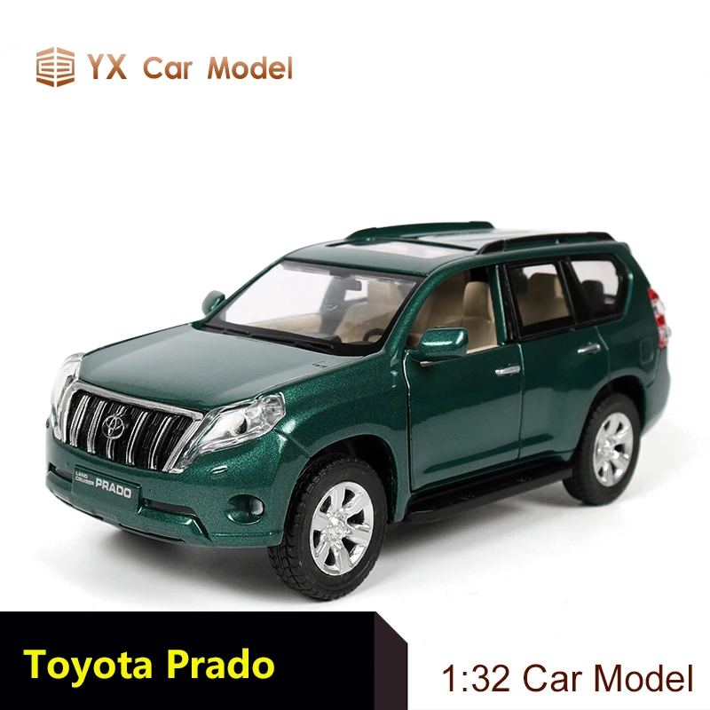 Модель автомобиля TOYOTA LAND CRUISER PRADO в масштабе 1:32, металлическая Игрушечная модель автомобиля с откидной крышкой, подарок для детей на день рож...
Модель автомобиля TOYOTA LAND CRUISER PRADO в масштабе 1:32, металлическая Игрушечная модель автомобиля с откидной крышкой, подарок для детей на день рож...