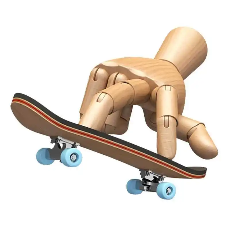 New DIY Skateboard Wooden Finger Set 1 Set Of Professional Support Finger Skateboard Novel Children‘s Christmas Gift
New DIY Skateboard Wooden Finger Set 1 Set Of Professional Support Finger Skateboard Novel Children‘s Christmas Gift