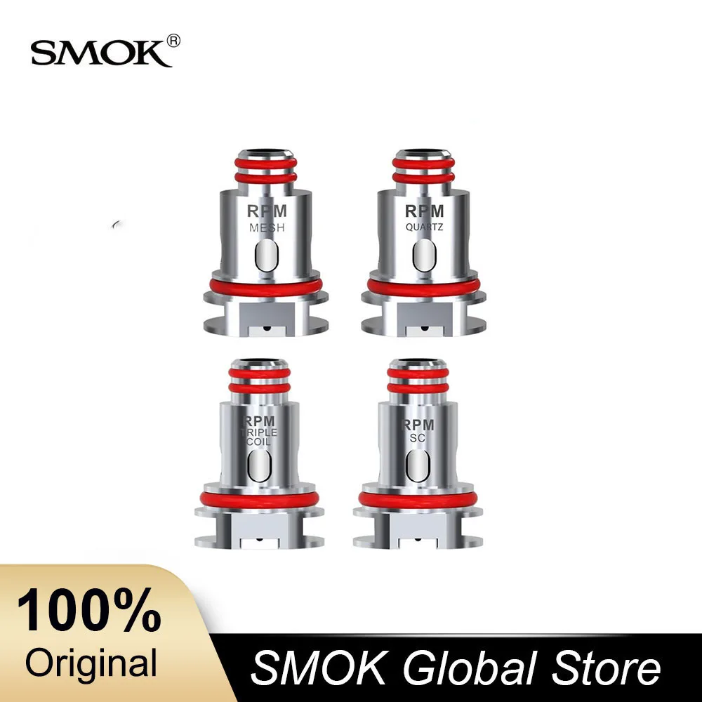Original SMOK RPM40 RBA RPM Coil Head Evaporator Electronic Cigarette Resistor Heater Resistance Core for RPM4 Nord 4 X Atomizer |