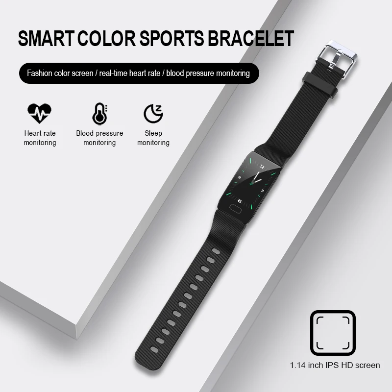 Q1 Smart Band Sport Watch Blood Pressure Heart Rate Monitor Wristband Fitness Tracker Bracelet Waterproof
Q1 Smart Band Sport Watch Blood Pressure Heart Rate Monitor Wristband Fitness Tracker Bracelet Waterproof