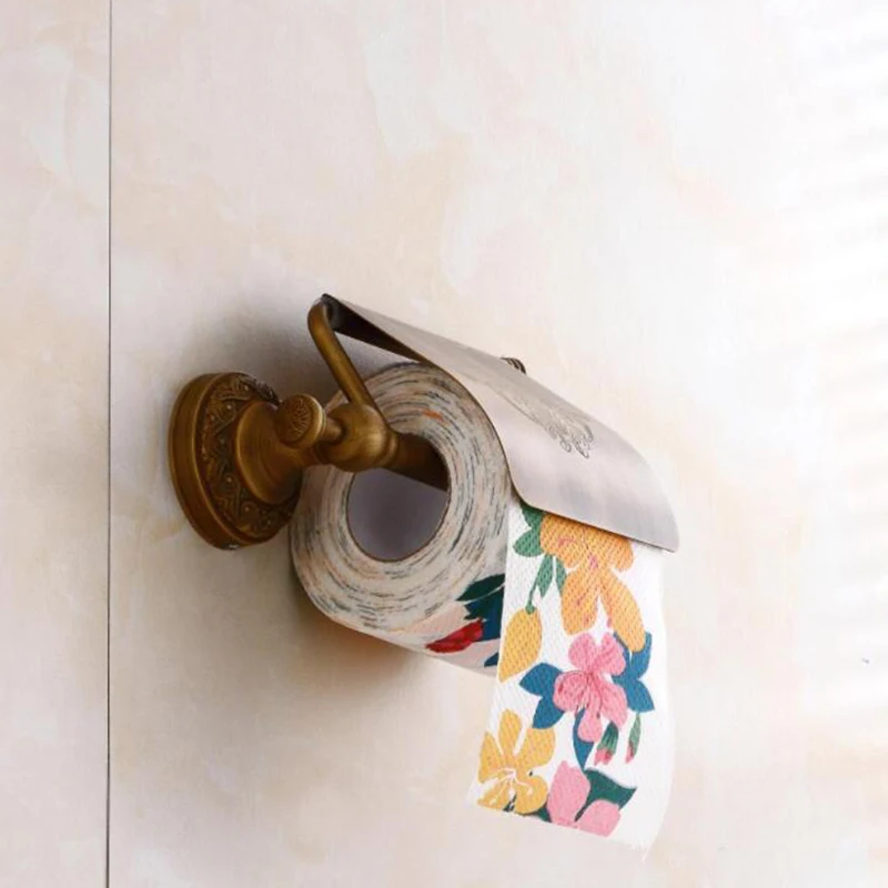 SHGO HOT-Paper Rack Solid Brass Antique Bronze Towel Paper Roll Rack Paper Rack Wall Bathroom Accessories Tissue Rack
SHGO HOT-Paper Rack Solid Brass Antique Bronze Towel Paper Roll Rack Paper Rack Wall Bathroom Accessories Tissue Rack